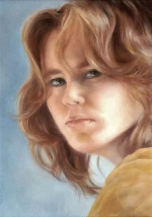 Nuoren tytön muotokuva.